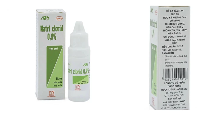 Bộ Y tế thu hồi lô thuốc nhỏ mắt Natri Clorid 0,9% của Pharmedic